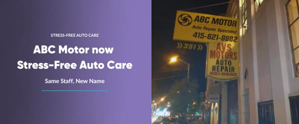 ABC Motor now a branch of Stress-Free Auto Care